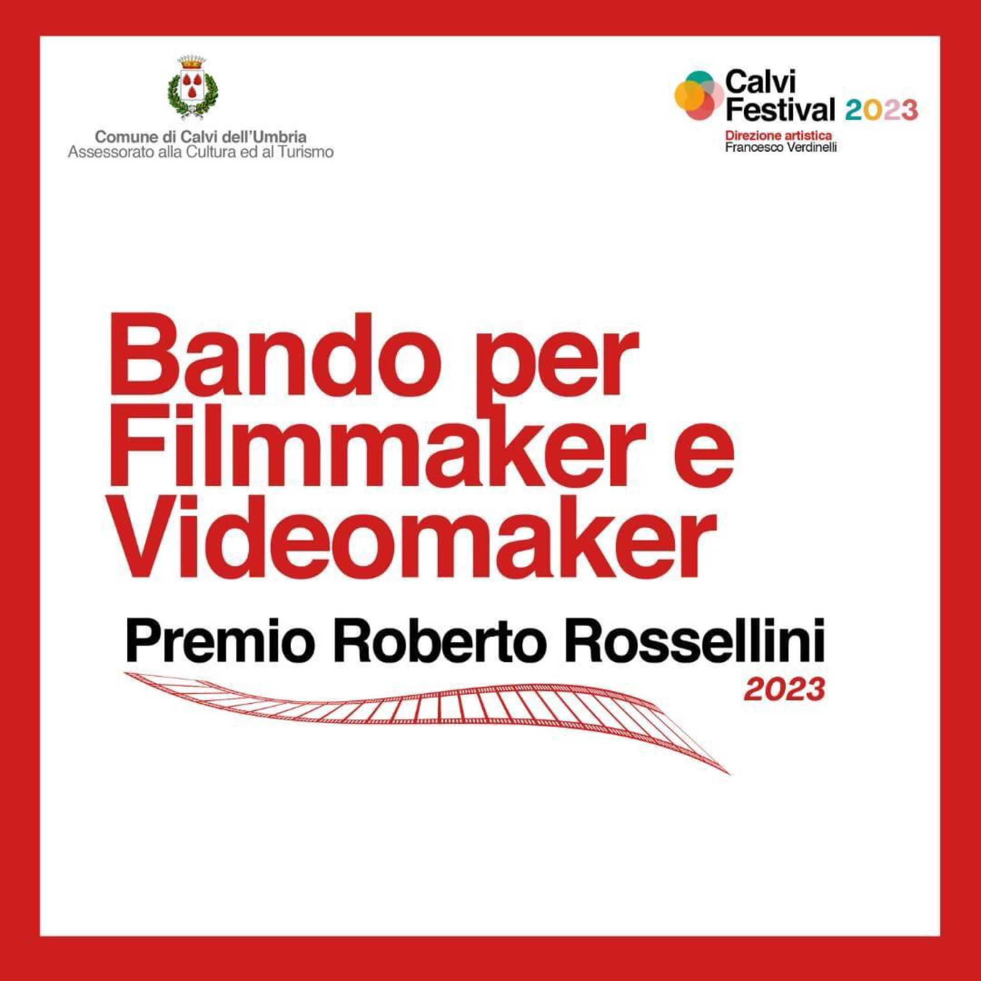 "PREMIO ROBERTO ROSSELLINI" Bando 2023.